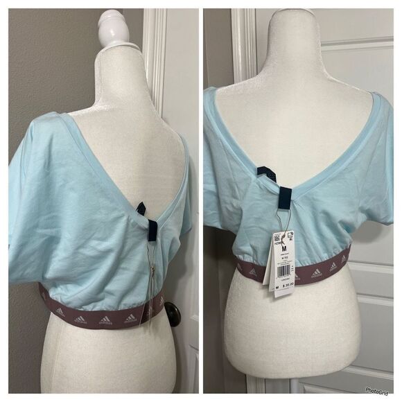 Adidas Crop T Shirt - Picture 2 of 2